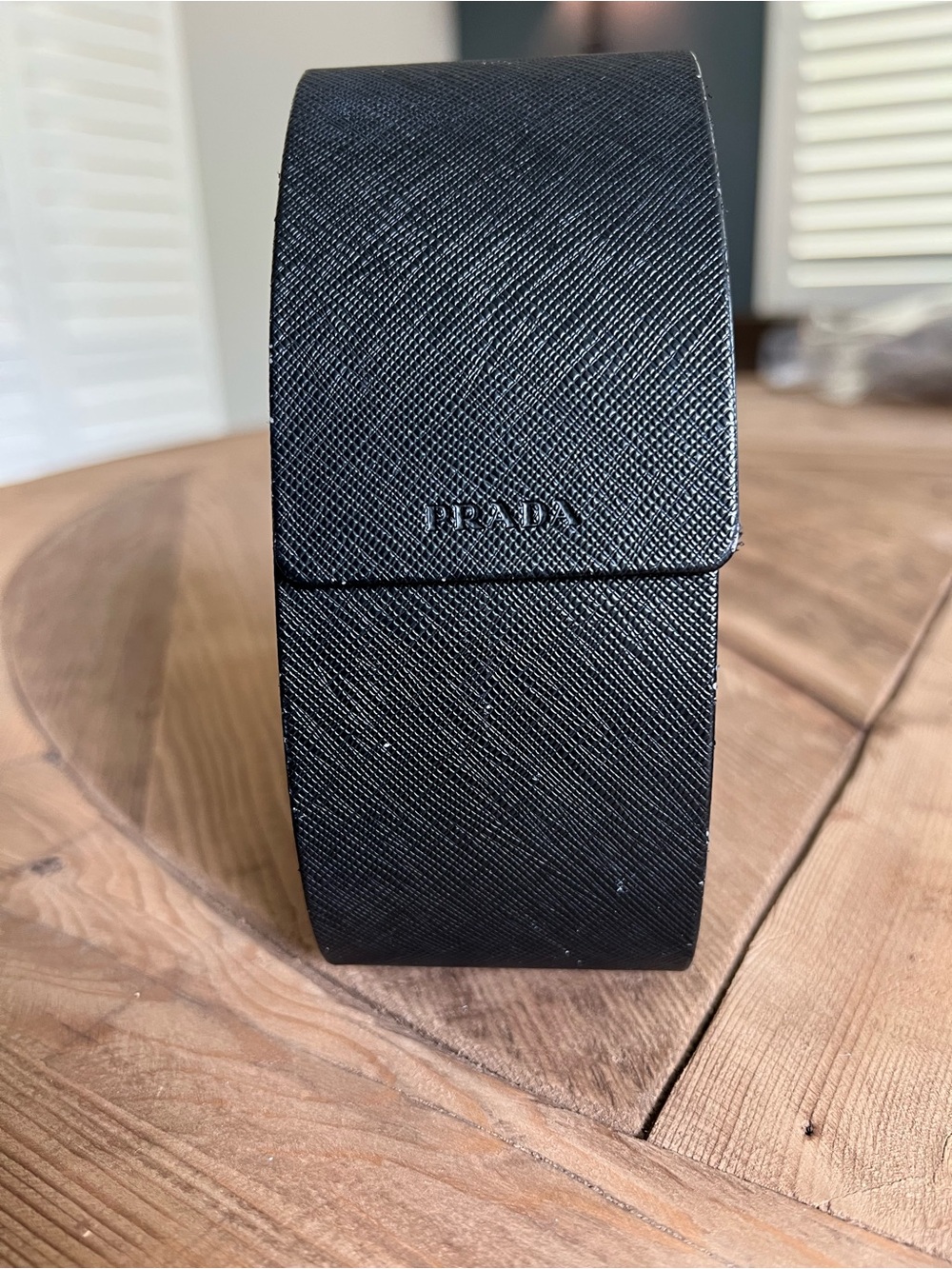 Prada Black Saffiano Sunglasses Case